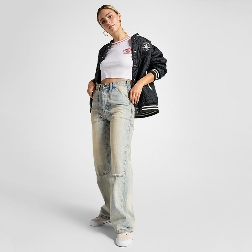 T-shirt Converse Model All Star Ringer Top Kleur Wit 4/5