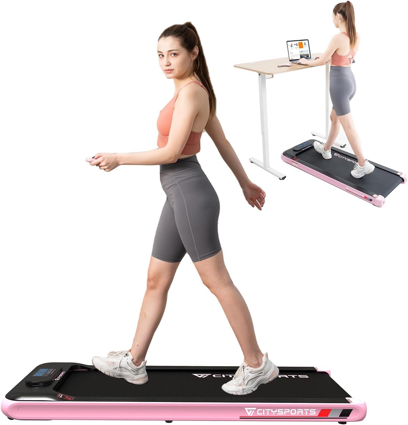 CITYSPORTS CITYSPORTS Walking Pad for Home,Quiet & Lightweight Pink
