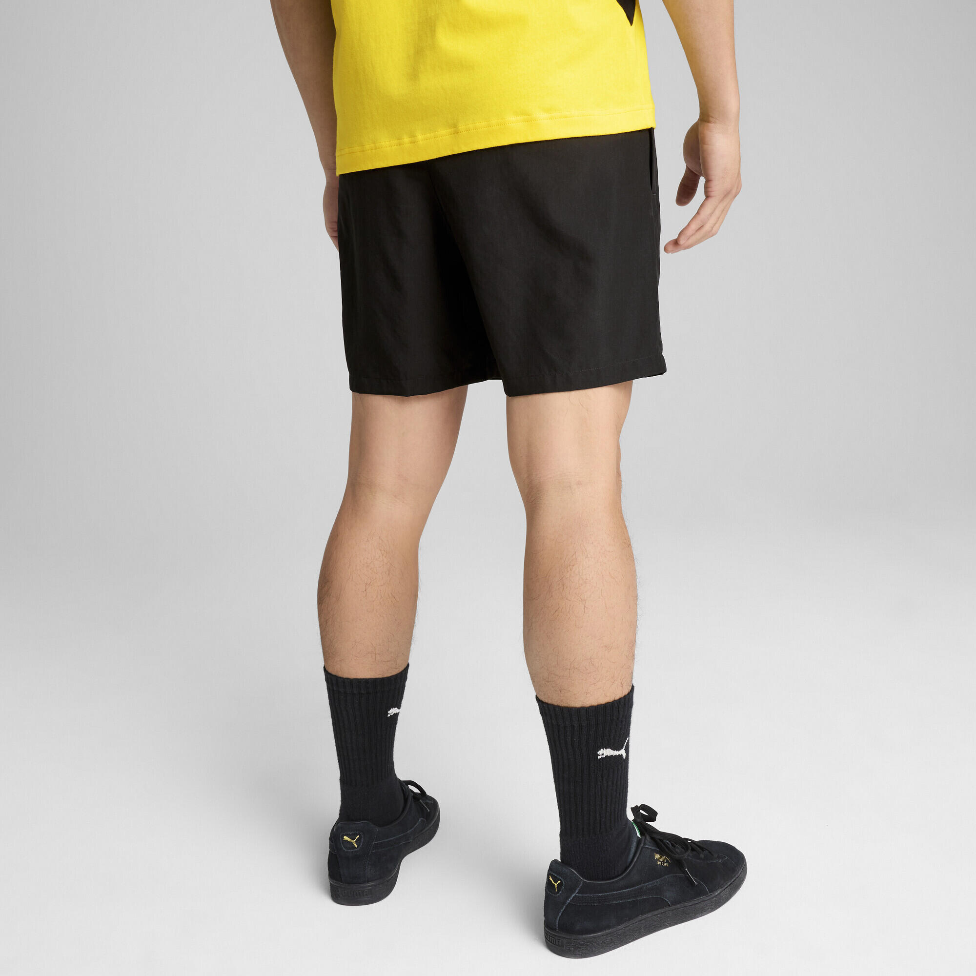Shorts Borussia Dortmund FtblARCHIVE da uomo PUMA Black Faster Yellow 5/7