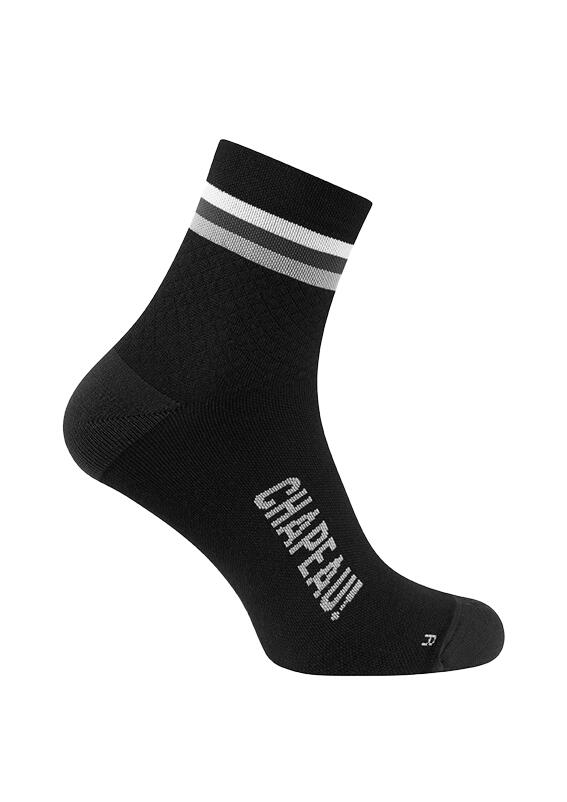 CHAPEAU! Merino Socks, Hoop Stripe, Short 10cm
