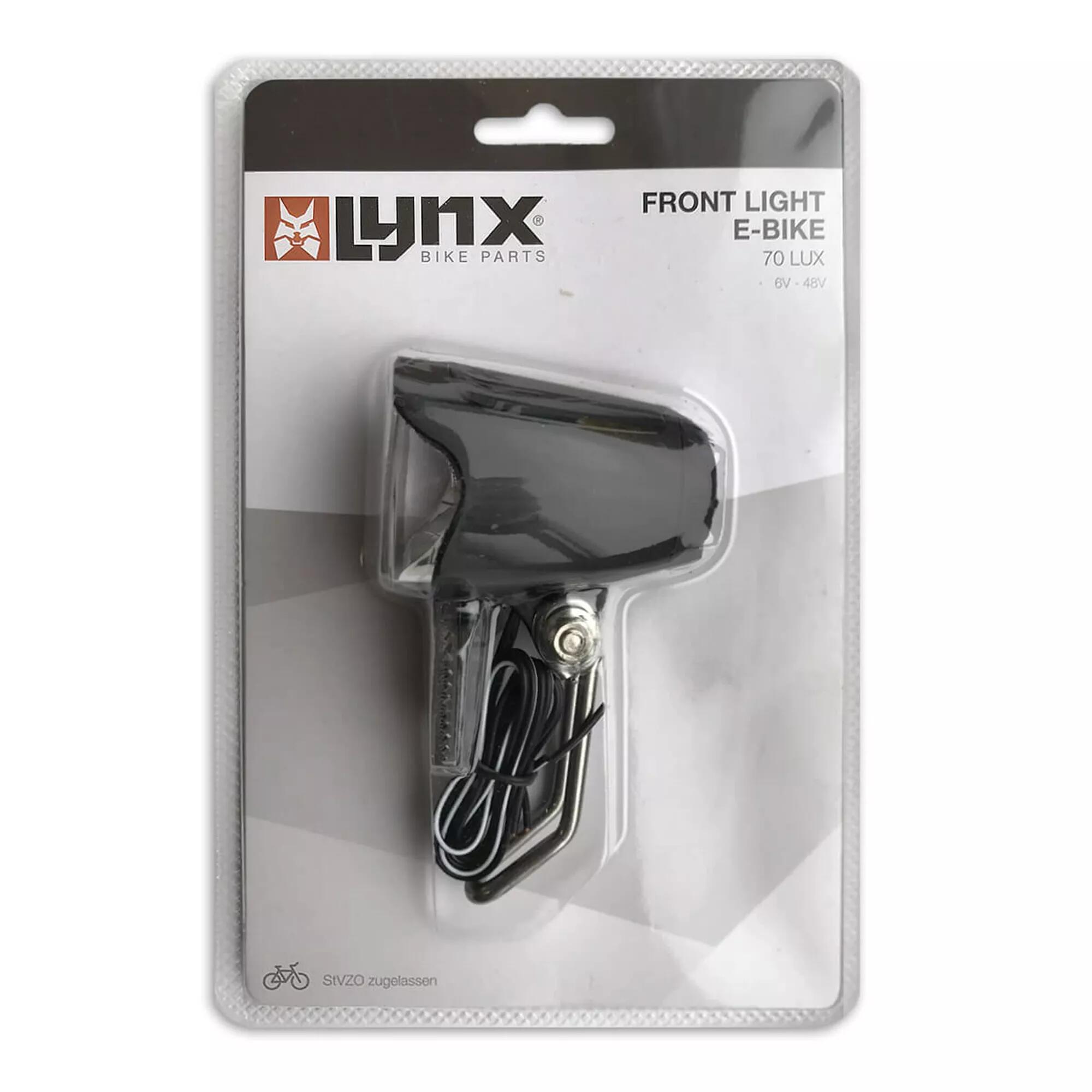 Luce anteriore LED 70 Lux per bici con catarifrangente Ebike 2/3