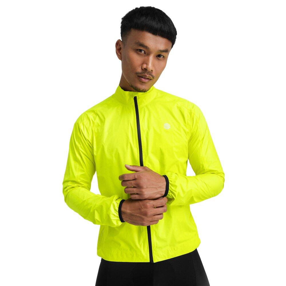 Kurtka przeciwdeszczowa rowerowa męska J2 Sveti Jure Neon