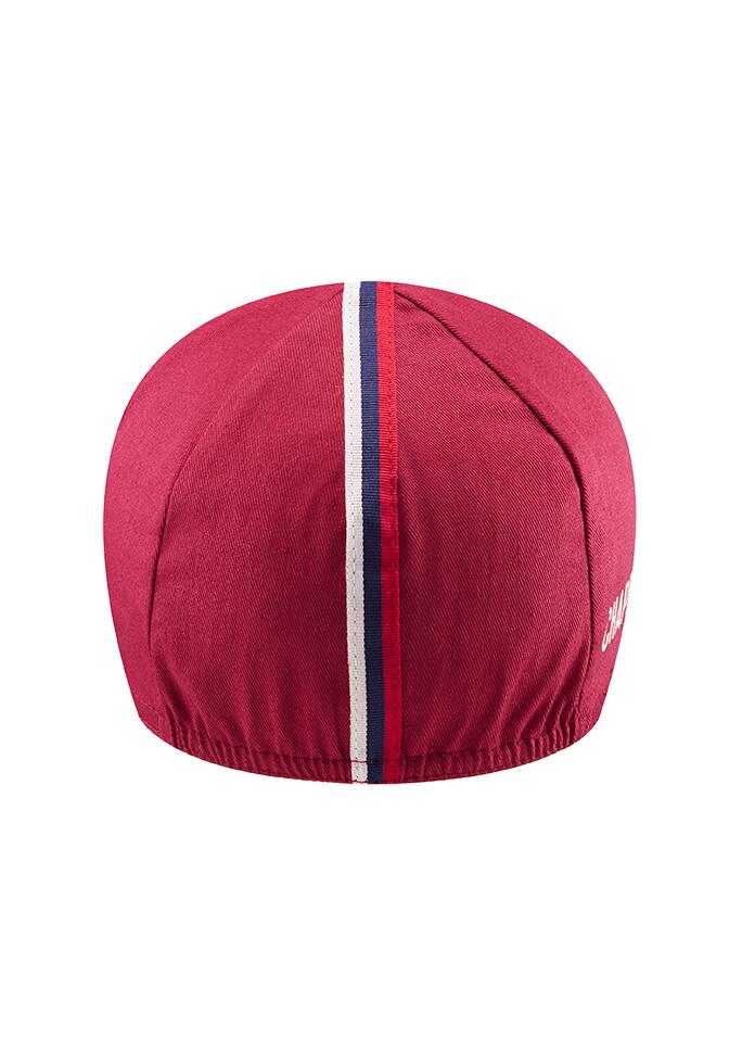 Mens Cotton Cap Striped Grosgrain 3/5