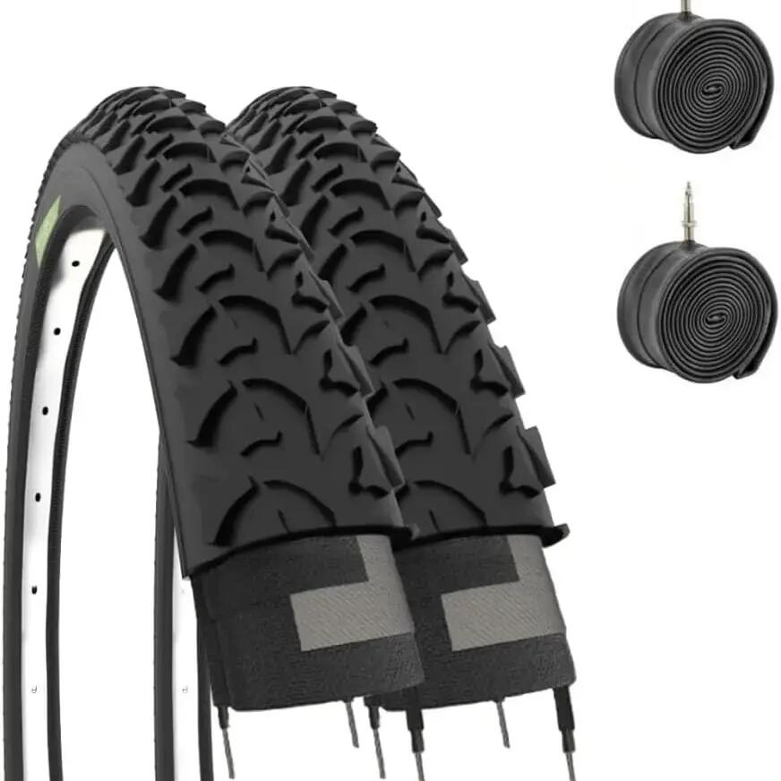 2 tyres 20x1.75 (47.406)+tubes, tyres bike 20x1.75 city bike 20''EV