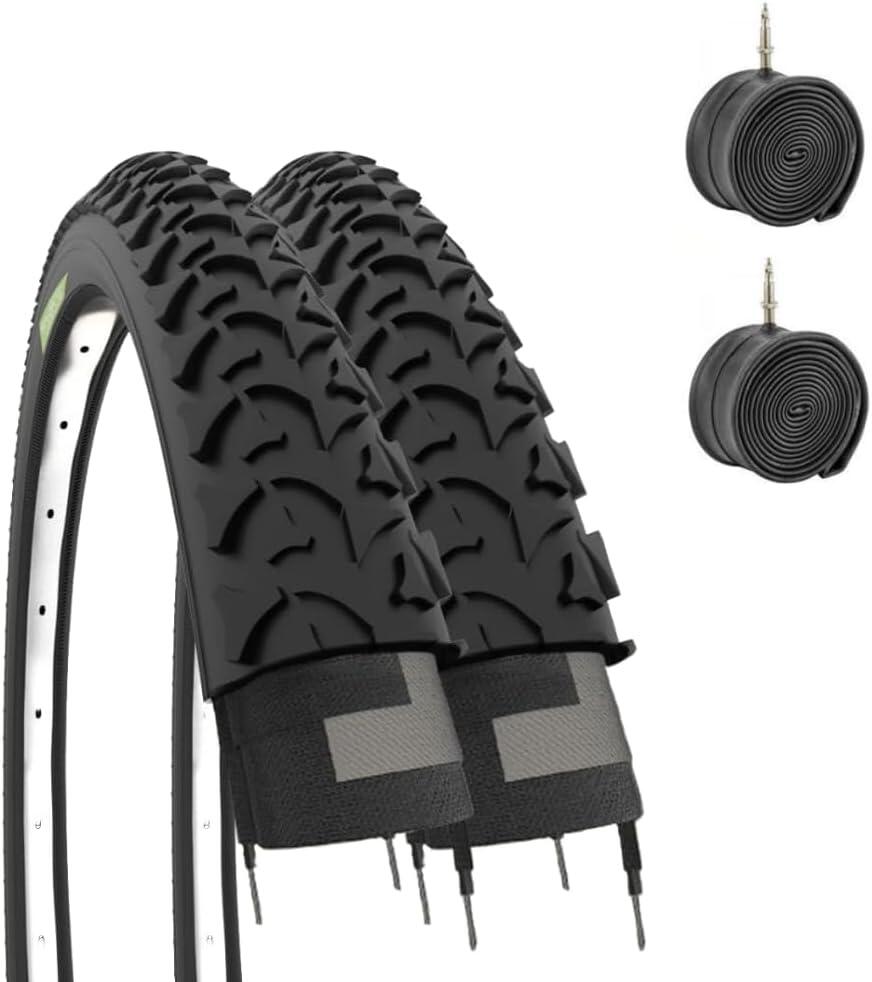 ECOVELO 2 copertoni 20x1.75 (47.406) + camere, pneumatici bici 20 x 1.75 citybike 20''EV