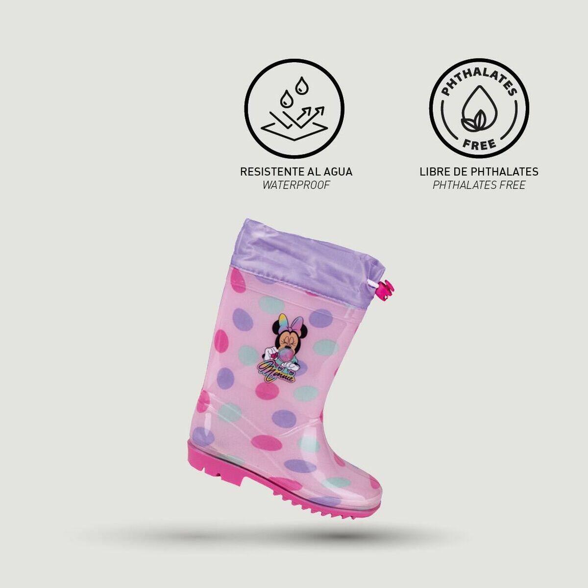 Botins Infantis Minnie Mouse Cor de Rosa 3/5