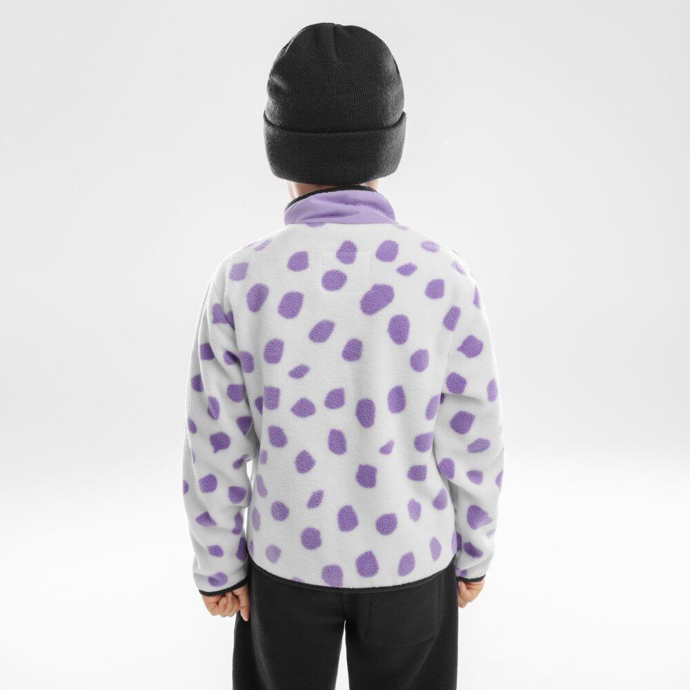 Chaqueta polar niño esquí y nieve Niños y Niñas Popsicle Blanco 3/7