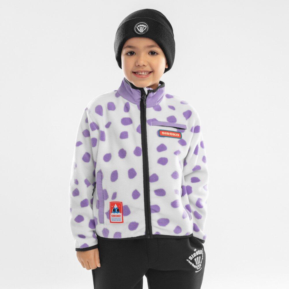 Chaqueta polar niño esquí y nieve Niños y Niñas Popsicle Blanco 2/7