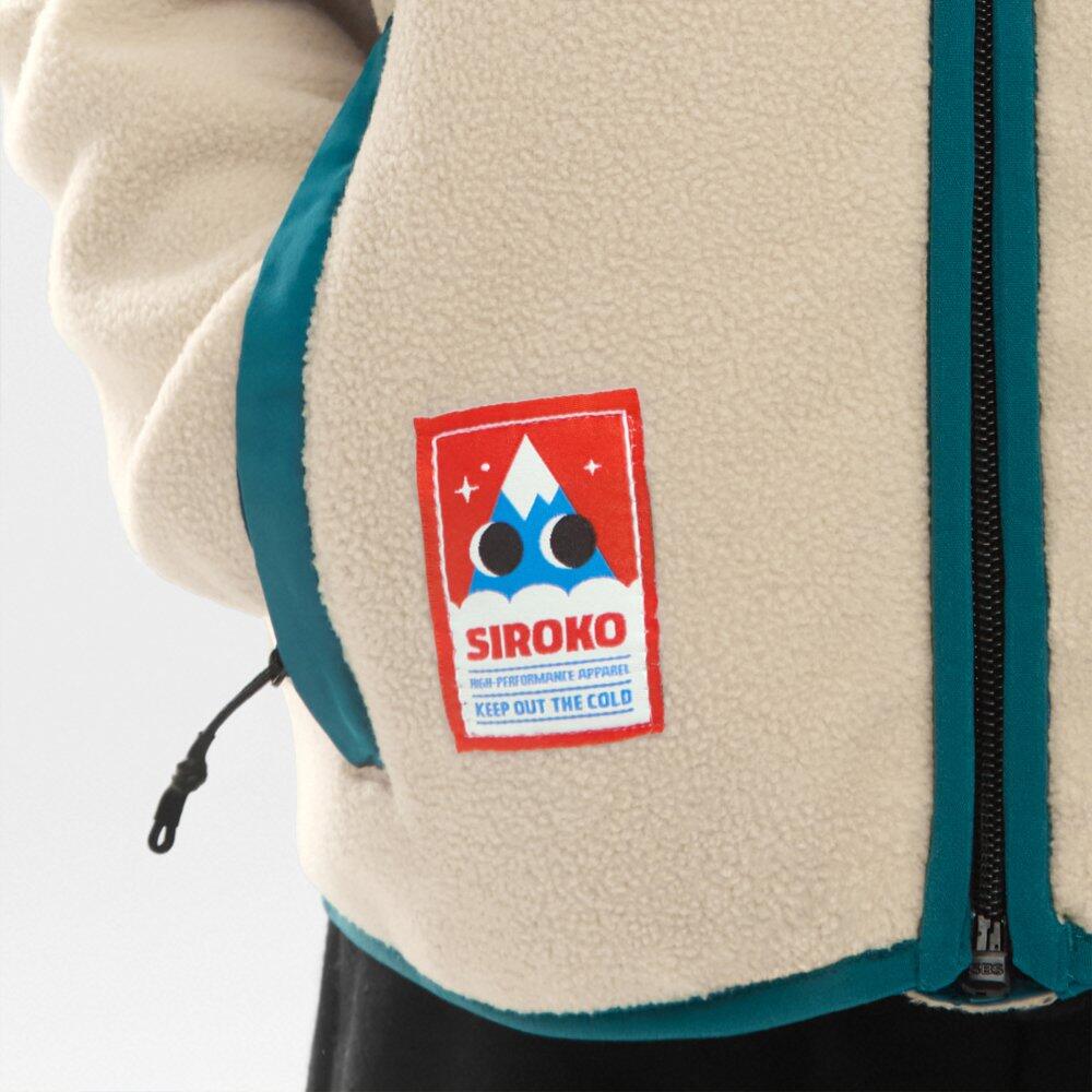 Kinder Wintersport Fleecejacke für Mädchen Spy-G Beige 4/7