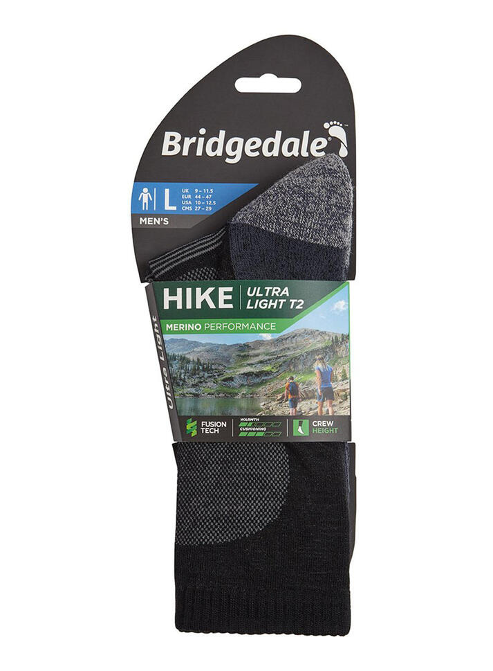 Skarpety w góry Bridgedale Hike Ultra Lt T2 Merino P Crew
