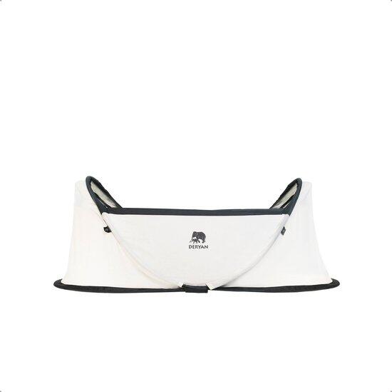 DERYAN Infant Pop-Up BabyBox - Campingbett - Baby-Moskitonetz - Creme
