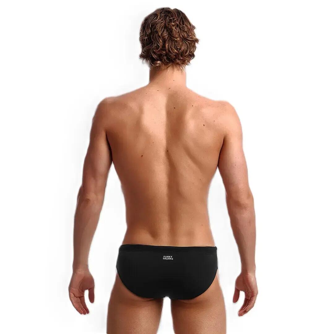 Kąpielówki męskie slipy na basen treningowe Funky Trunks Still Black 2/6