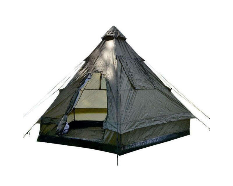 Mil-Tec Pyramid Tent ''Tipi'' Olive MIL-TEC | Decathlon Mil-Tec Pyramid Tent ''Tipi'' Olive MIL-TEC | Decathlon
