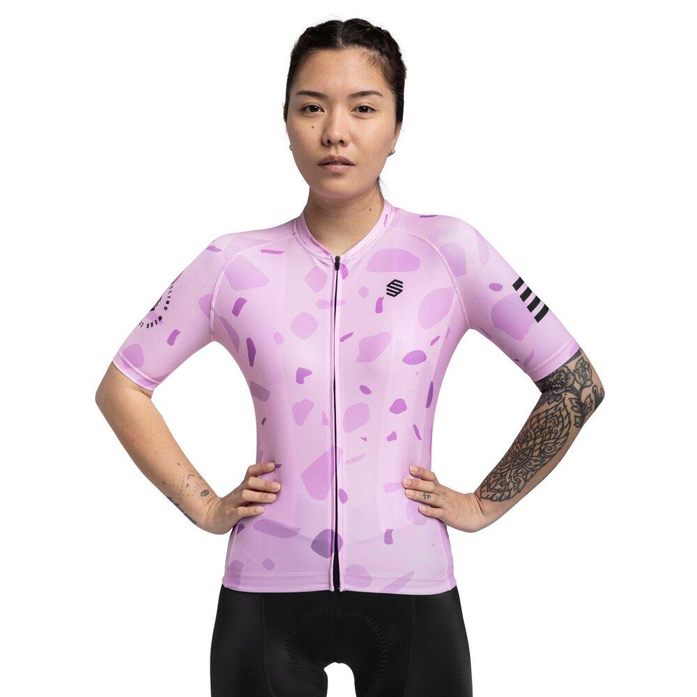 SIROKO Maglia da ciclismo a maniche corte donna M2 Bloomer Lavanda
