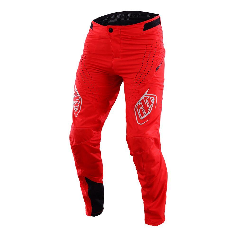 Tld - Troy Lee Designs - Pantalons Vtt Sprint Légers Pour Dh Et Enduro Rouge Homme - Pantalons - Rouge - Decathlon