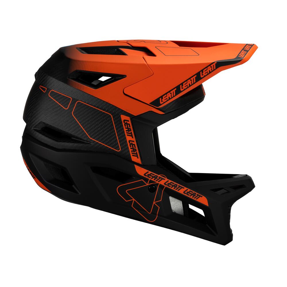 MTB-Helm Gravity 6.0 Carbon mit DH-zertifizierter Carbon-Schale Rot Herren 3/7
