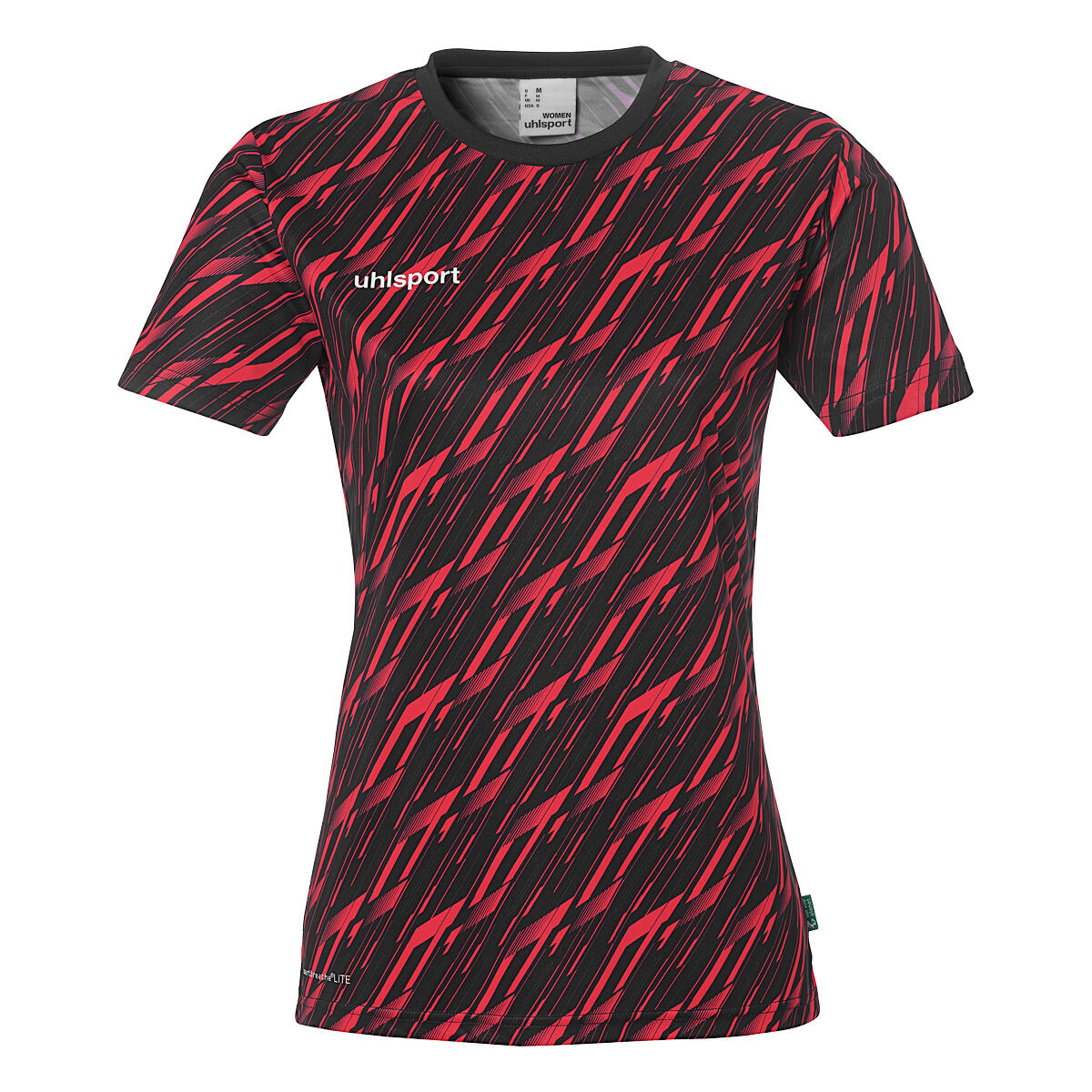 Uhlsport - T-shirt D'Entraînement Progressive 28 Women Uhlsport - T-shirt Manches Courtes - Noir|rouge - M. - Decathlon