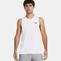 Débardeur blanc Under Armour Tech™ pour homme