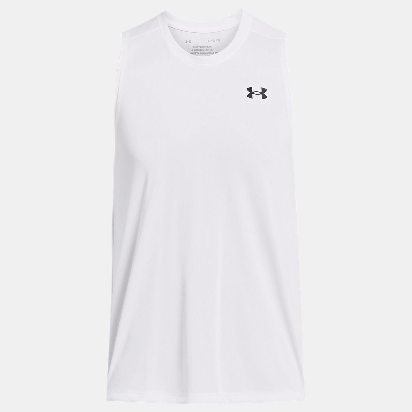Wit Under Armour Tech™ Heren Tanktop 3/5