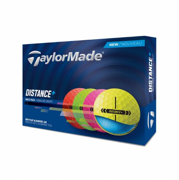 TAYLORMADE TaylorMade Distance+ Bolas de Golf de Colores