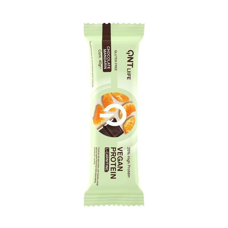 QNT LIIFE - Barra de Proteína Vegana + L-Carnitina