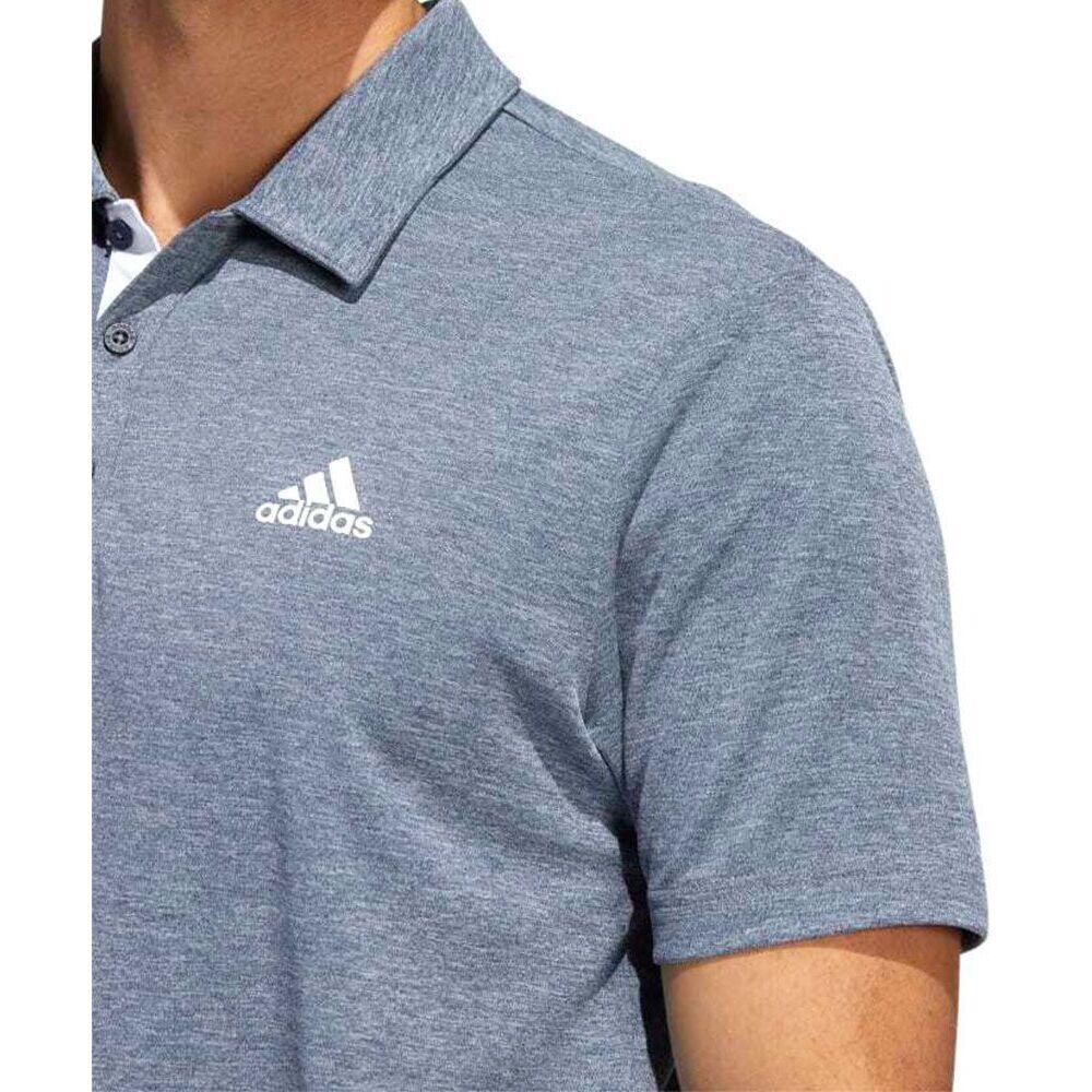 T-shirt adidas Poloshirt Performance Drive Heather, Bleu, Hommes 2/3