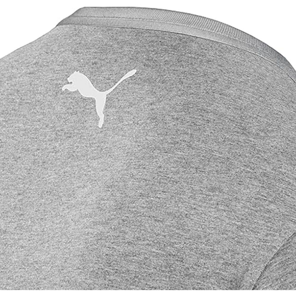 T-shirt Puma Men Base T-shirt Grey Heather 3-pack, Gris, Hommes 3/3
