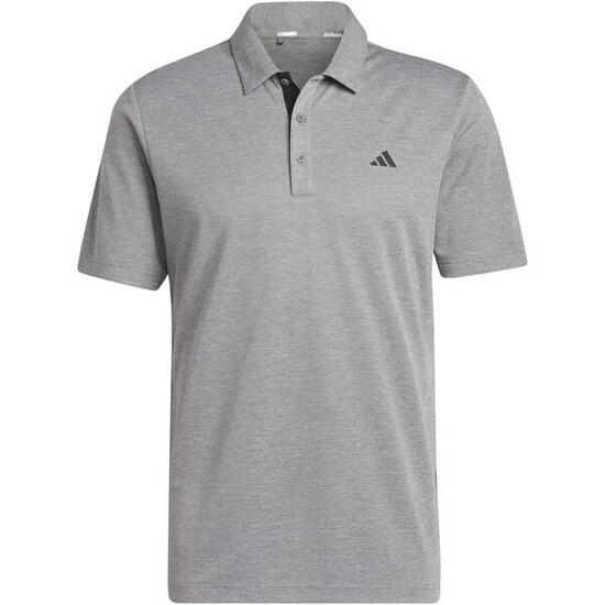T-Shirt adidas Poloshirt Performance Drive Heather, Grau, Herren