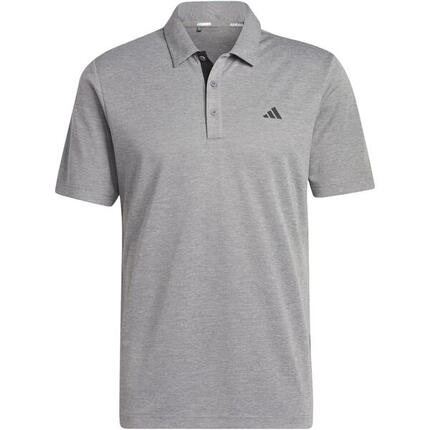 T-Shirt adidas Poloshirt Performance Drive Heather, Grau, Herren