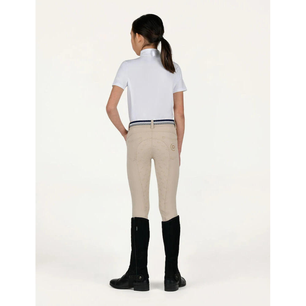 Pantaloni da equitazione full grip per bambini Dublin Cammy Comfort Twill 4/5