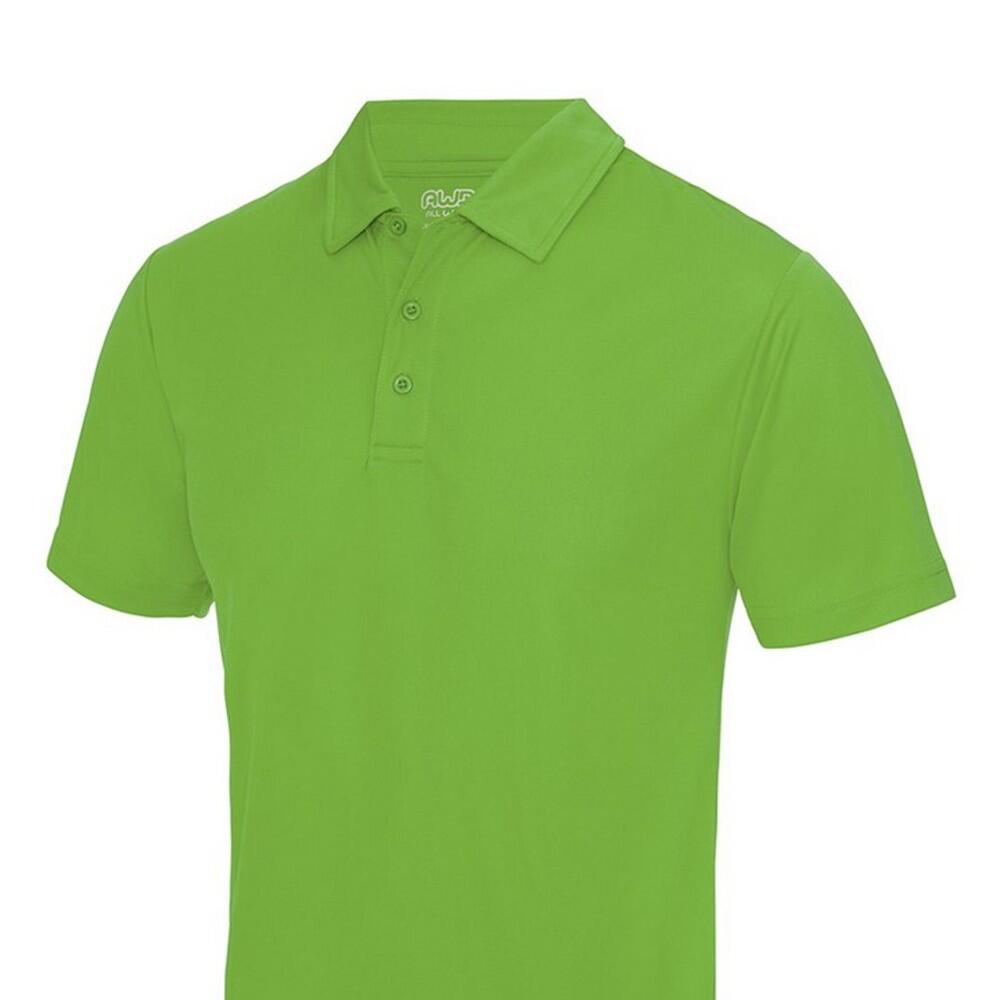 Heren Cool Regular Poloshirt (Kalk groen) 2/2