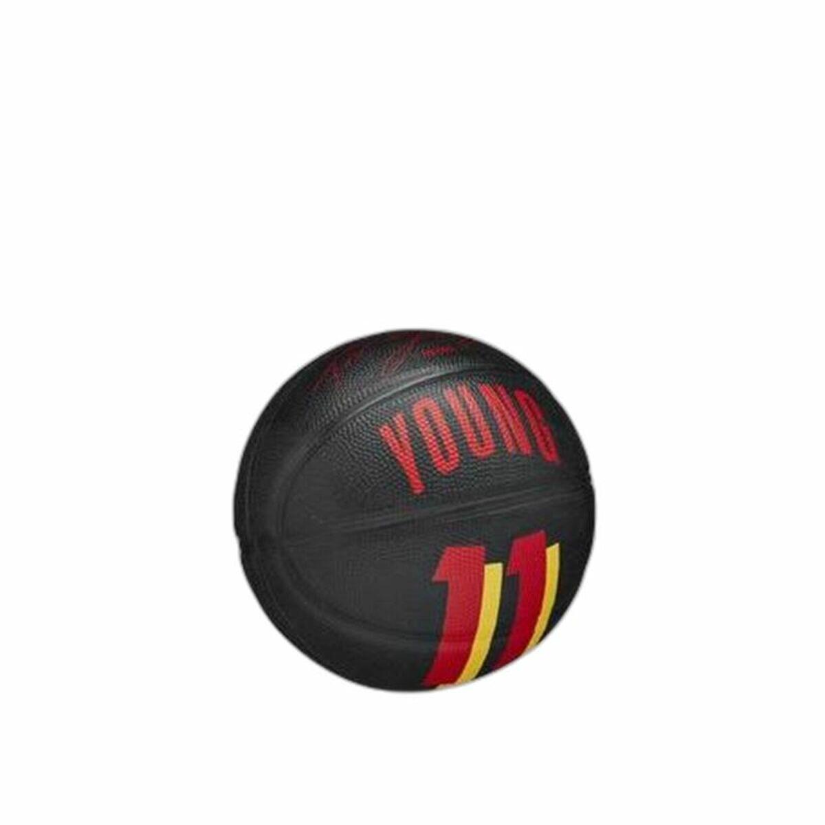 Mini Ballon De Basket Motif/style Joueur (Noir) Taille 3 3/5