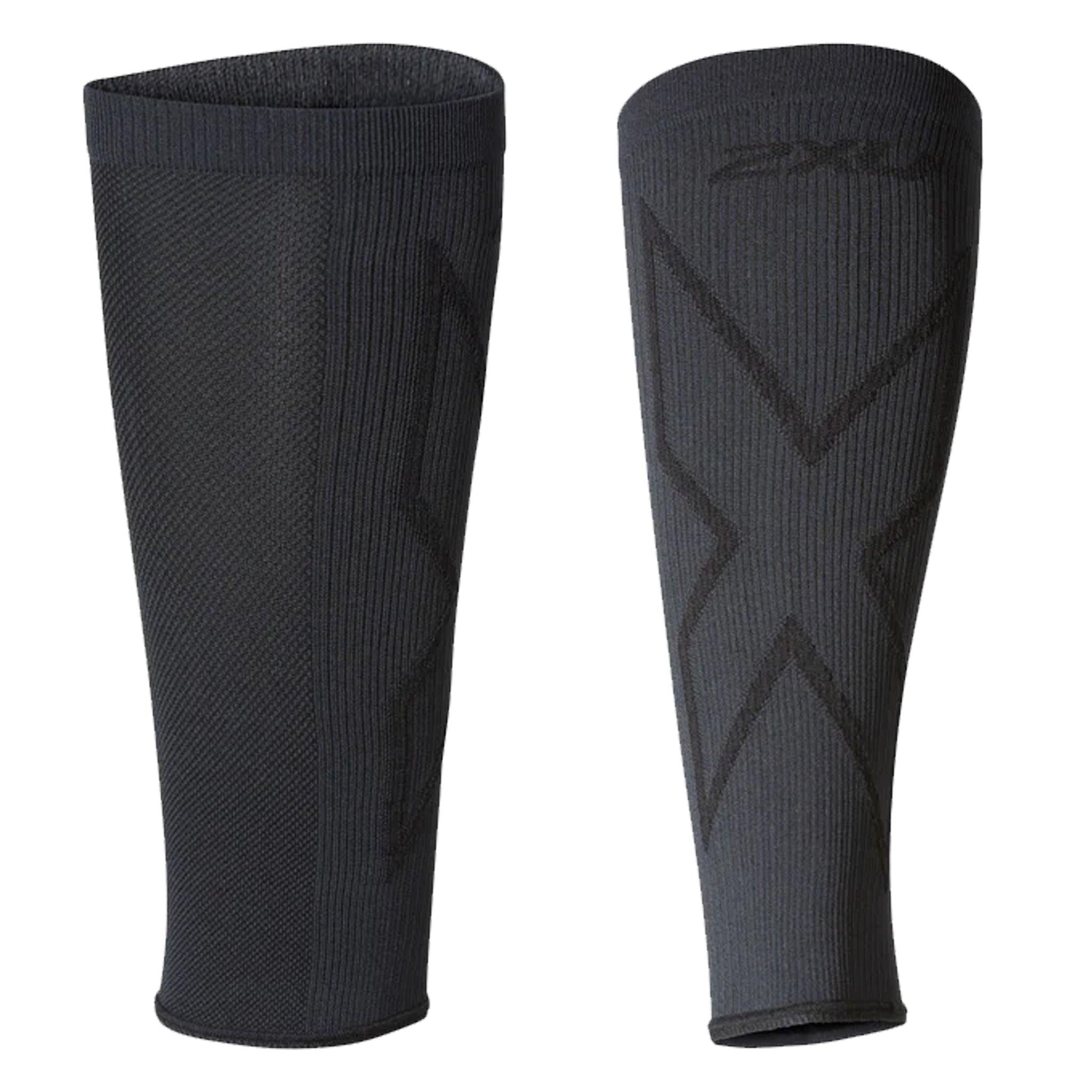 2XU 2XU Compression Unisex Titanium/Black Calf Sleeves