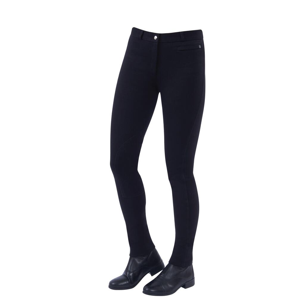 Women's zipped knee riding Trousers Dublin Supa-fit zip up