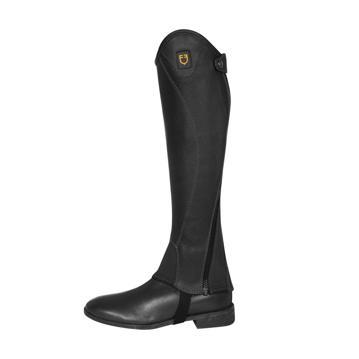 Mini-chaps en cuir souple avec zip latéral Equestro 2/7