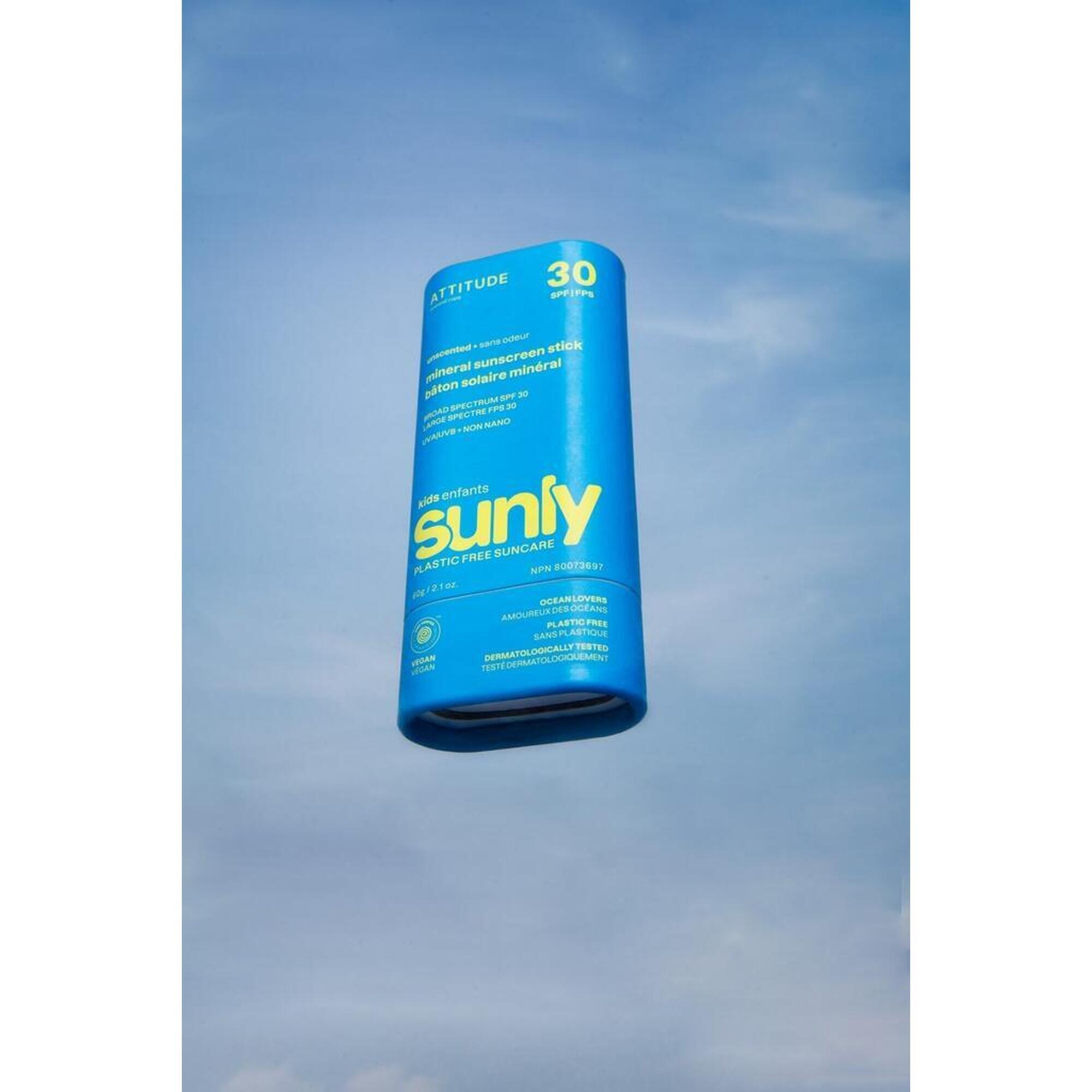Sunly - Stick solar para niños - FPS 30 - Sin olor