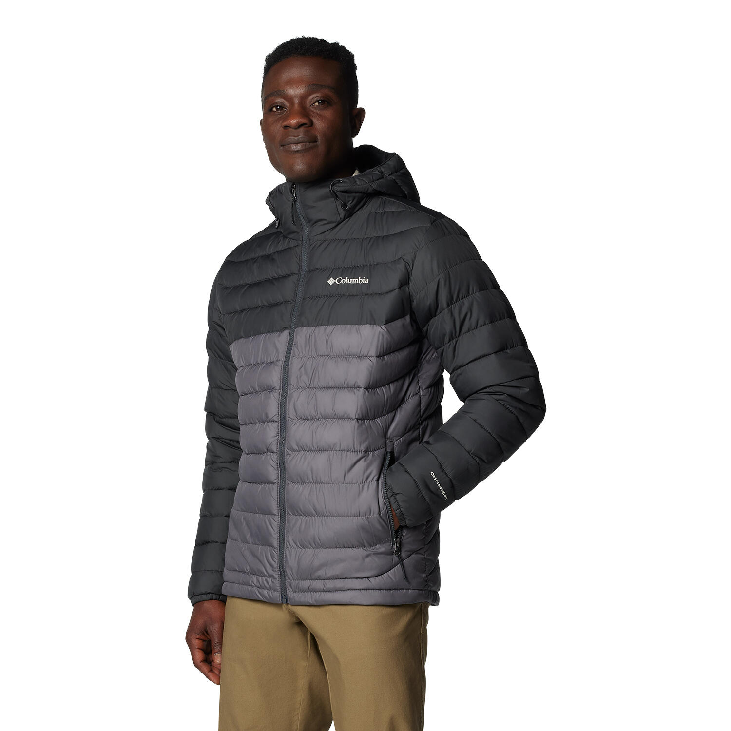 Chaqueta de plumón con capucha Columbia Powder Lite II para hombre 3/7