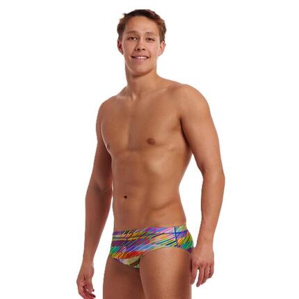 Kąpielówki męskie slipy na basen treningowe Funky Trunks Still Black