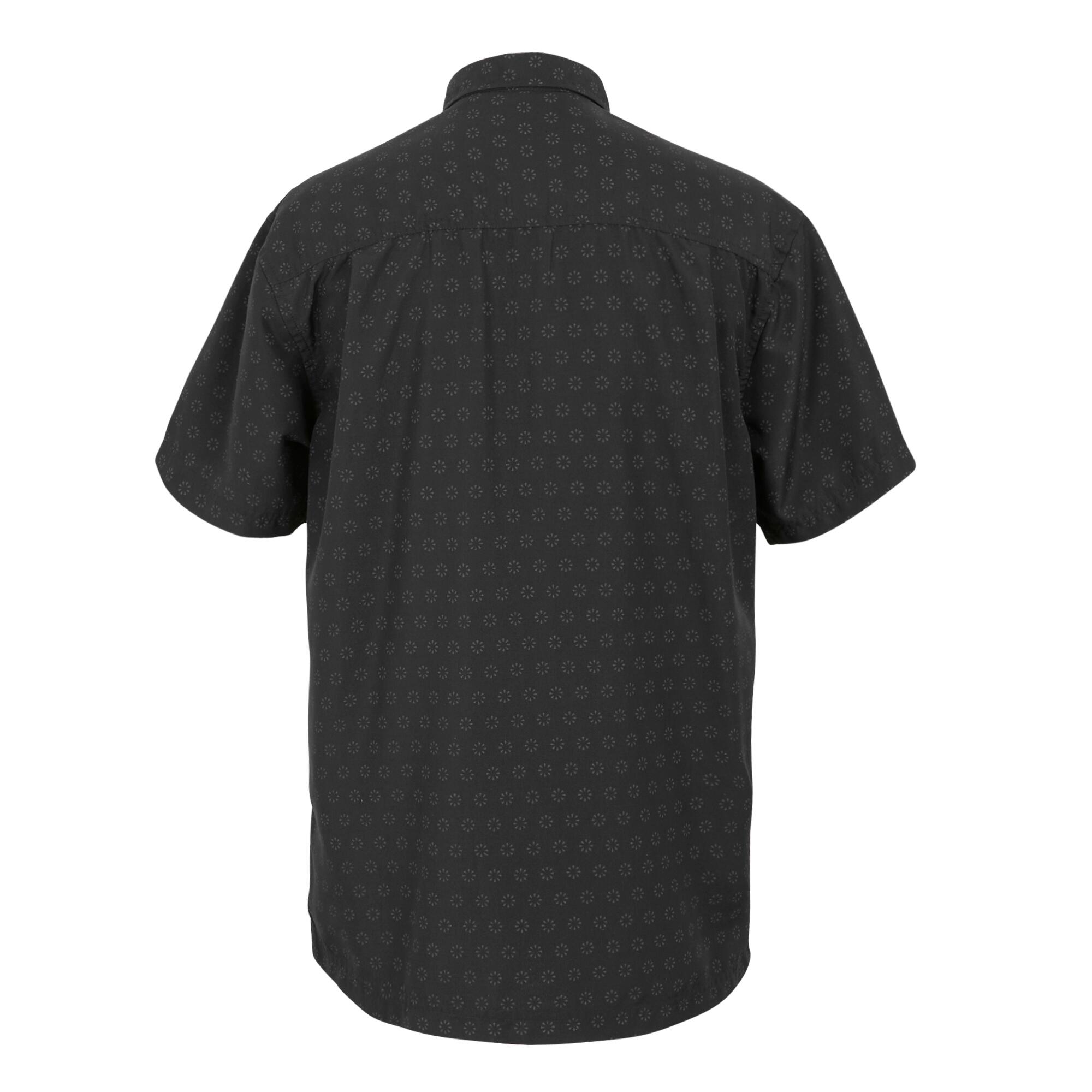 Camicia Cerchio Maniche Corte Uomo Regatta Mindano IX Nero 2/5