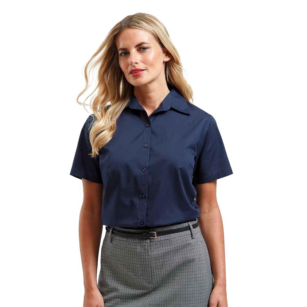 Camicetta Maniche Corte Donna Premier Blu Navy 2/3