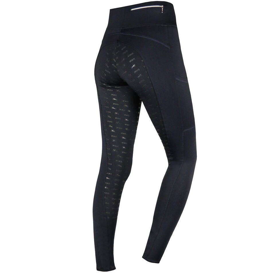 Legginsy jeździeckie damskie Schockemöhle Pocket Riding Tights z pełnym gripem