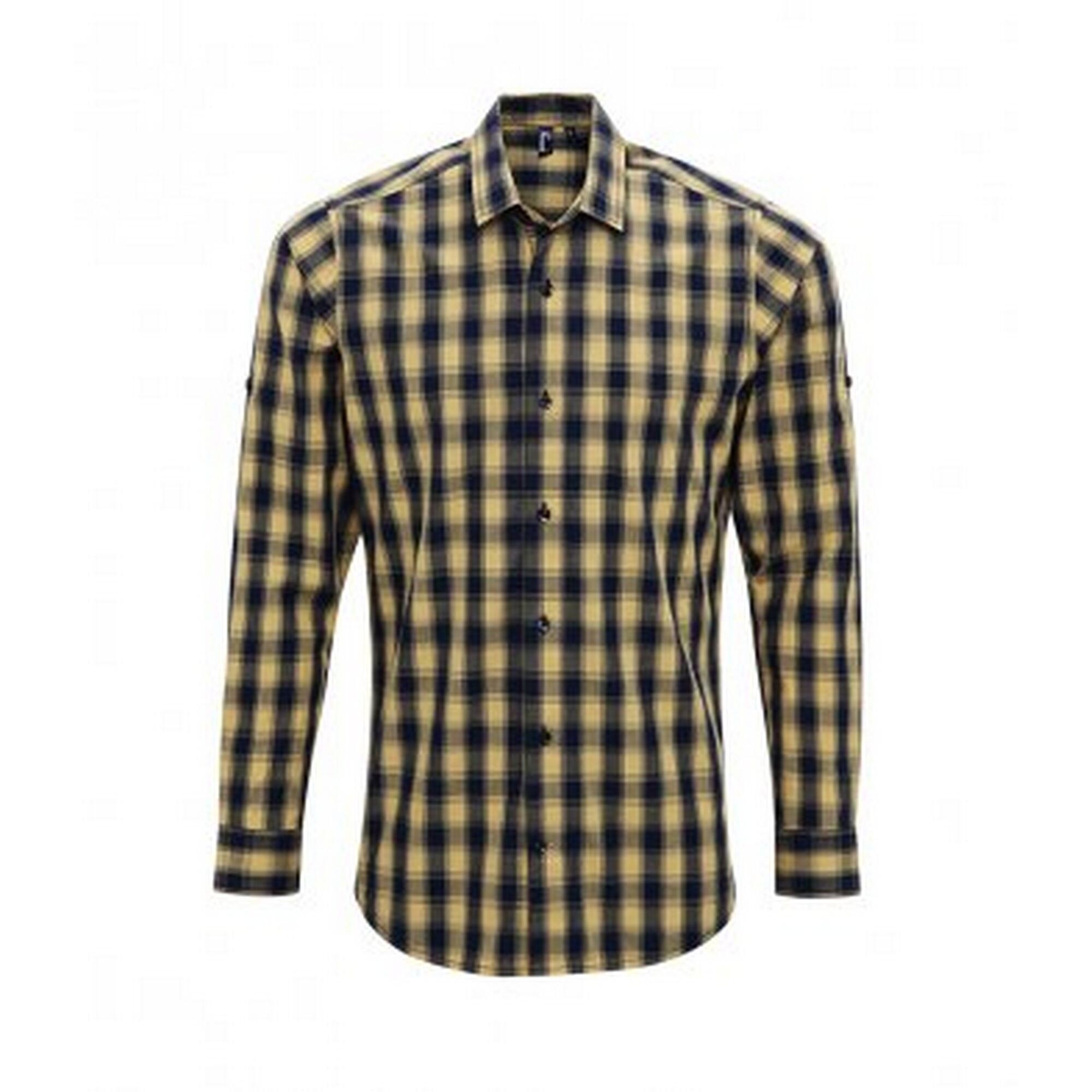 brown / navy blue