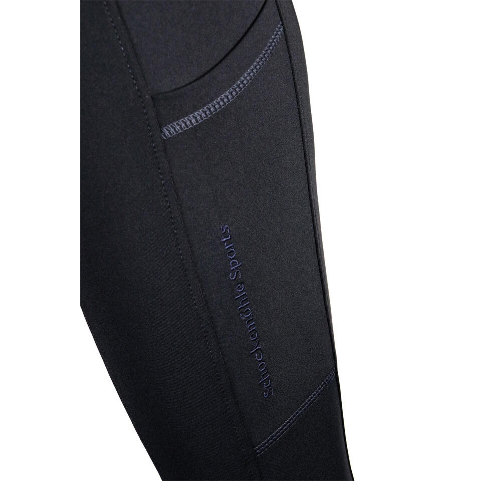 Leggings equitazione full grip donna Schockemöehle Pocket Riding Tights 3/4