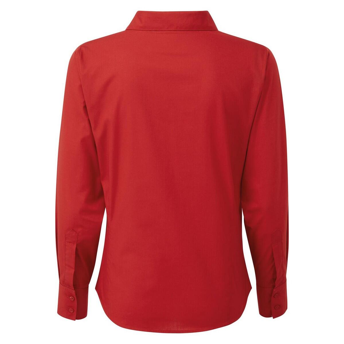 Camicia Manica Lunga Donna Premier Rosso 2/4