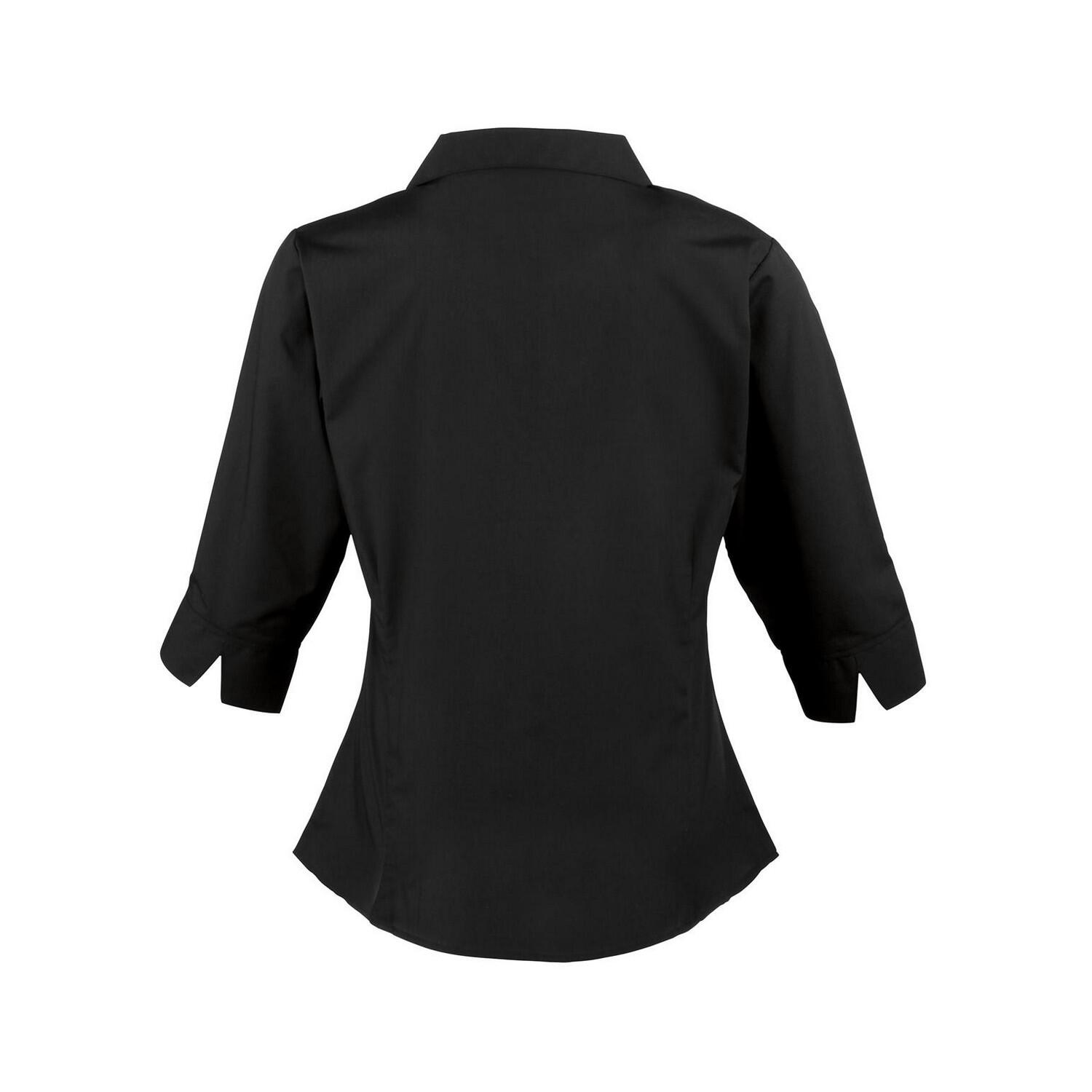 Camicia Manica A 3/4 Donna Premier Nero 2/3