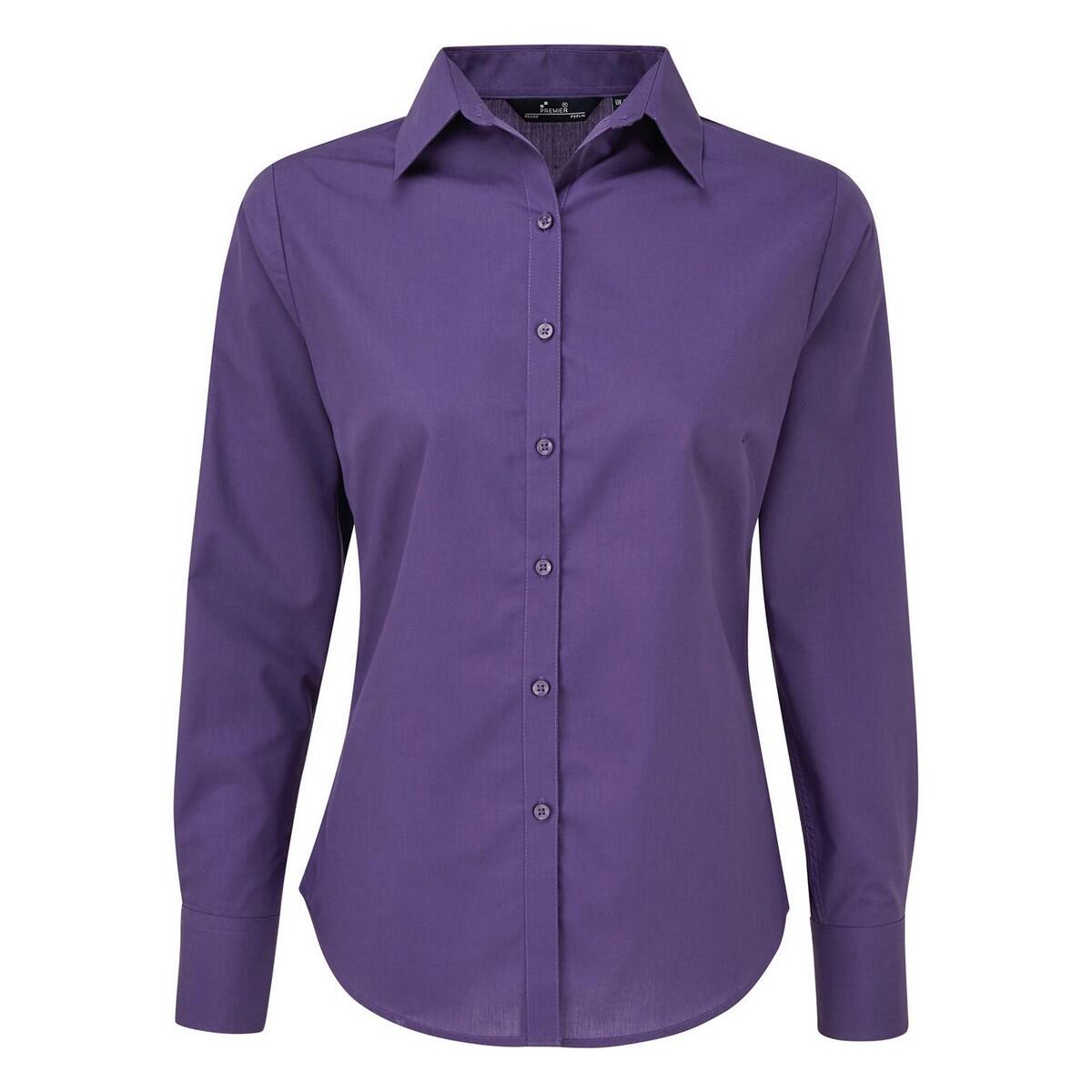 Camicia Manica Lunga Donna Premier Viola 3/4