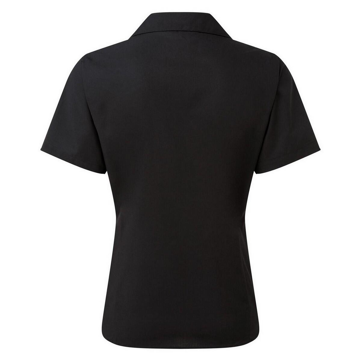 Camicia Maniche Corte Donna Premier Nero 2/4