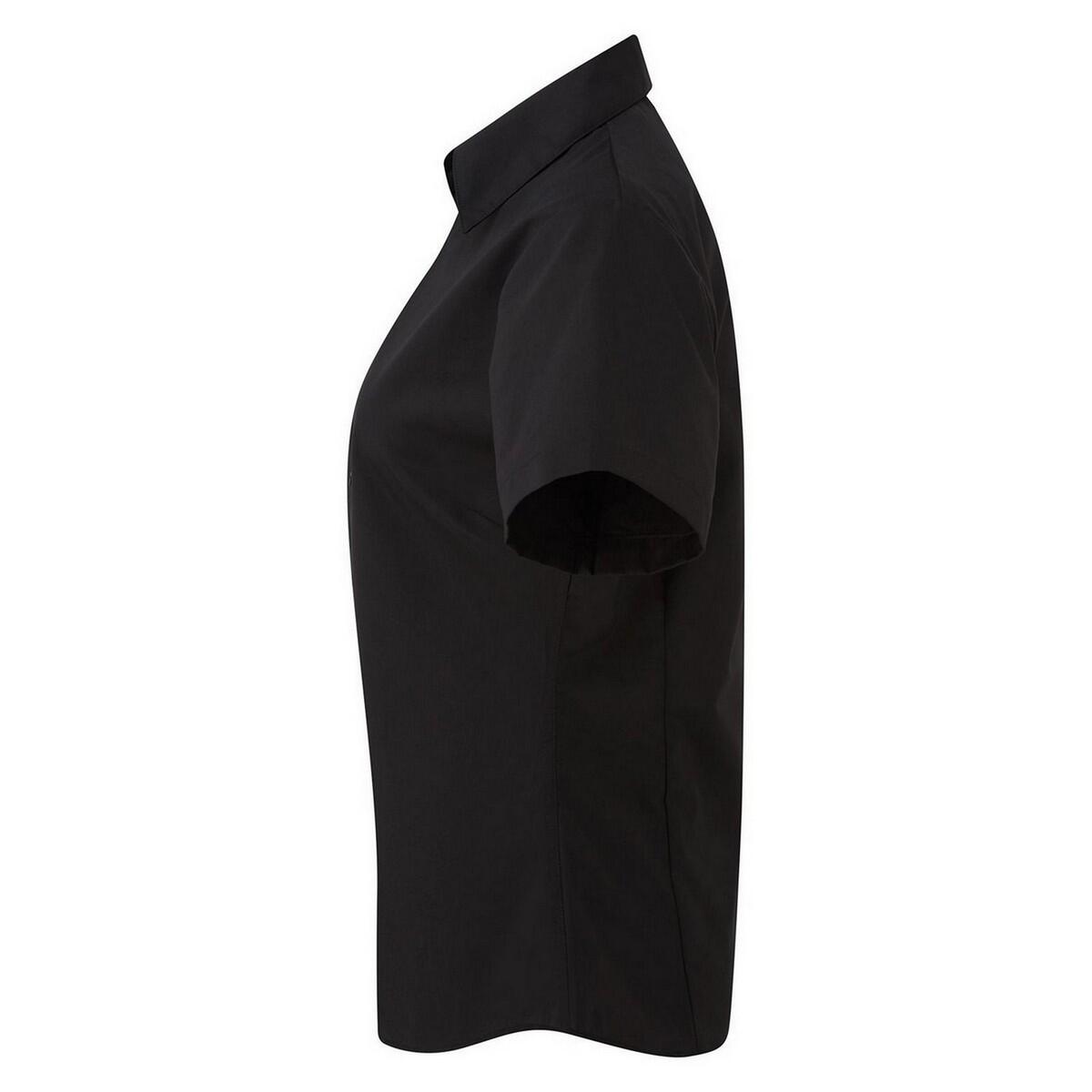 Camicia Maniche Corte Donna Premier Nero 3/4