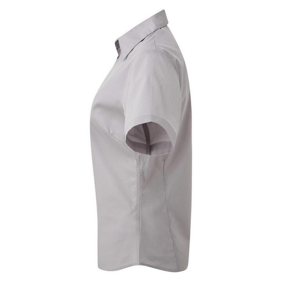 Camicia Maniche Corte Donna Premier Argento 3/4