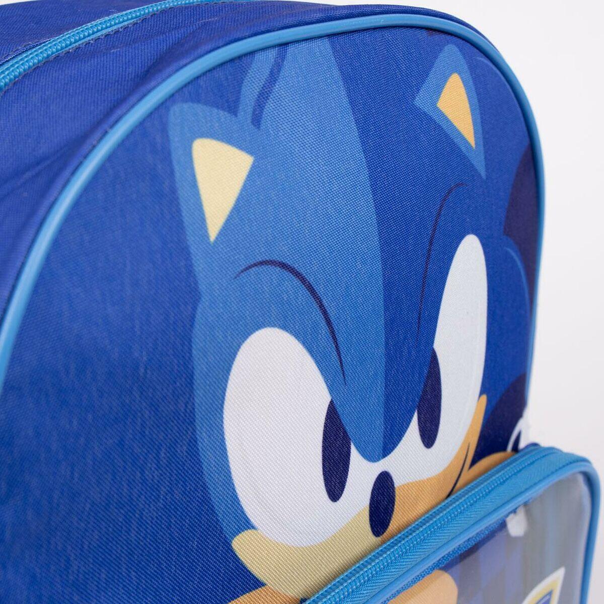 Mochila Escolar Sonic Azul 3/5